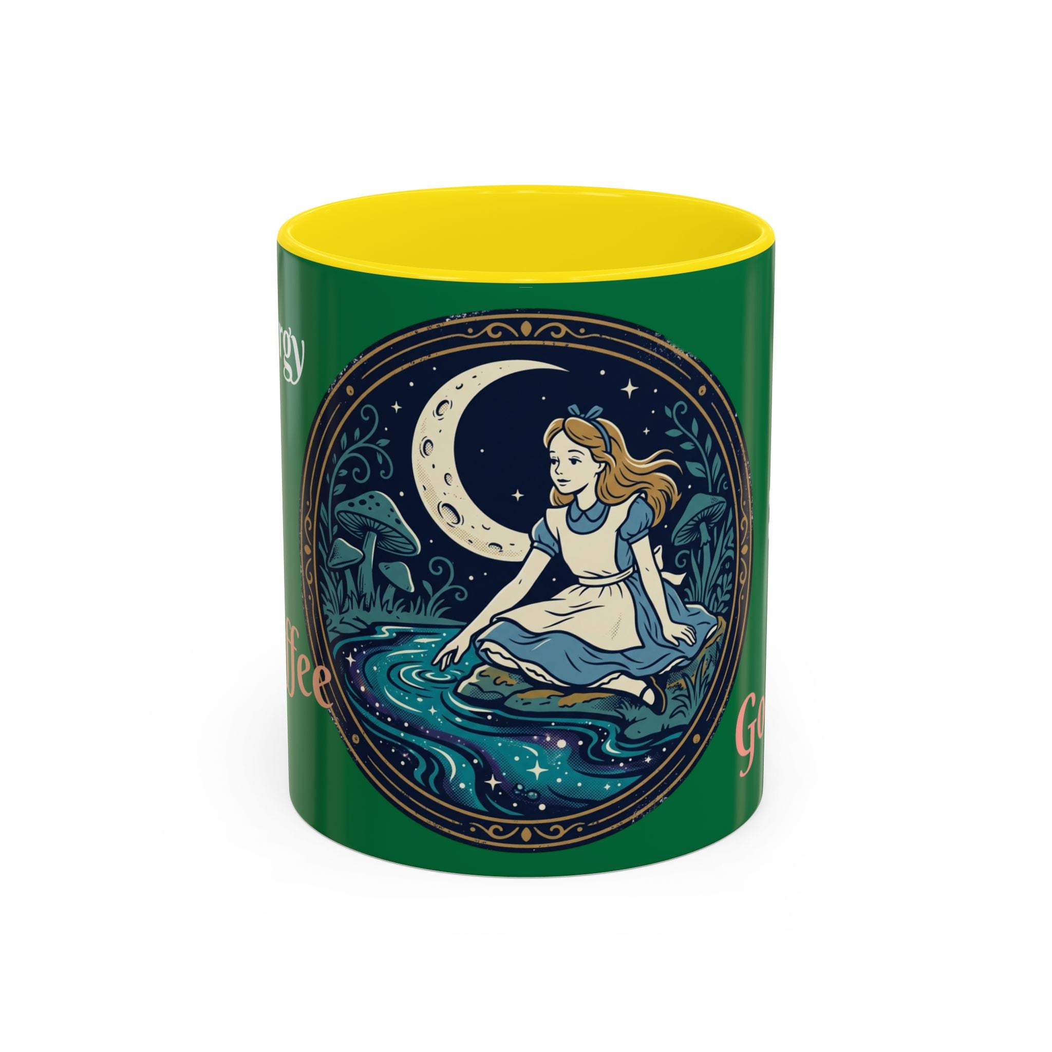Alice Moonlit Mug — 'Good Day!' Accent Coffee Mug
