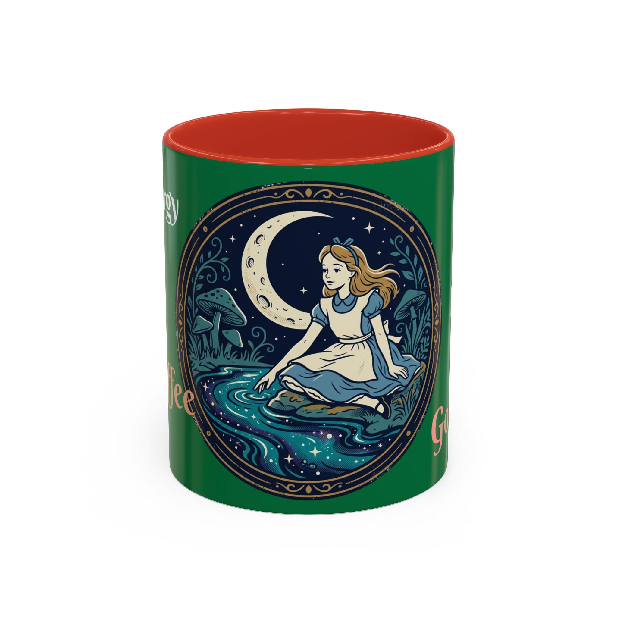 Alice Moonlit Mug — 'Good Day!' Accent Coffee Mug