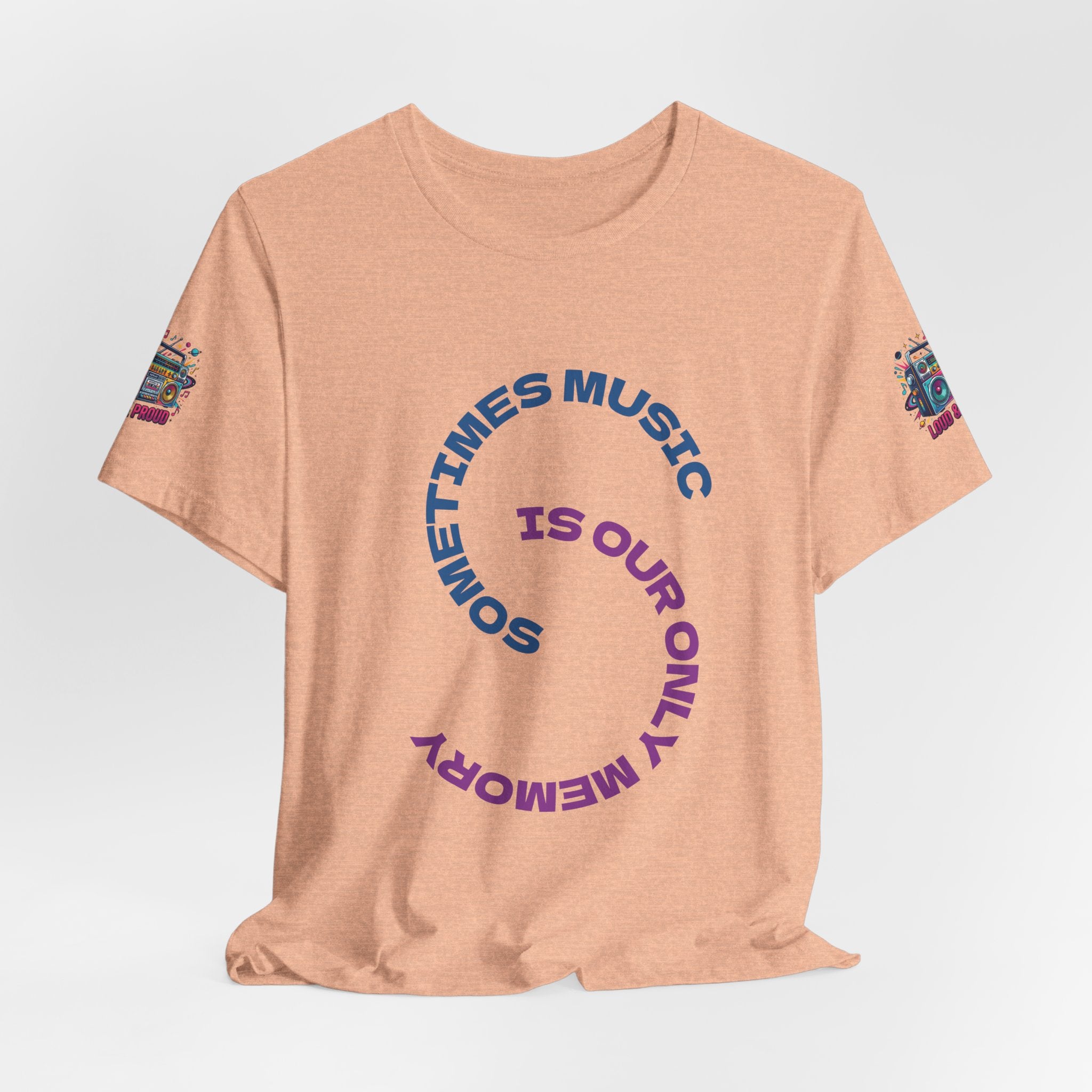 Music Memory Tee — "Sometimes Music Is Our Only Memory" Graphic T‑Shirt