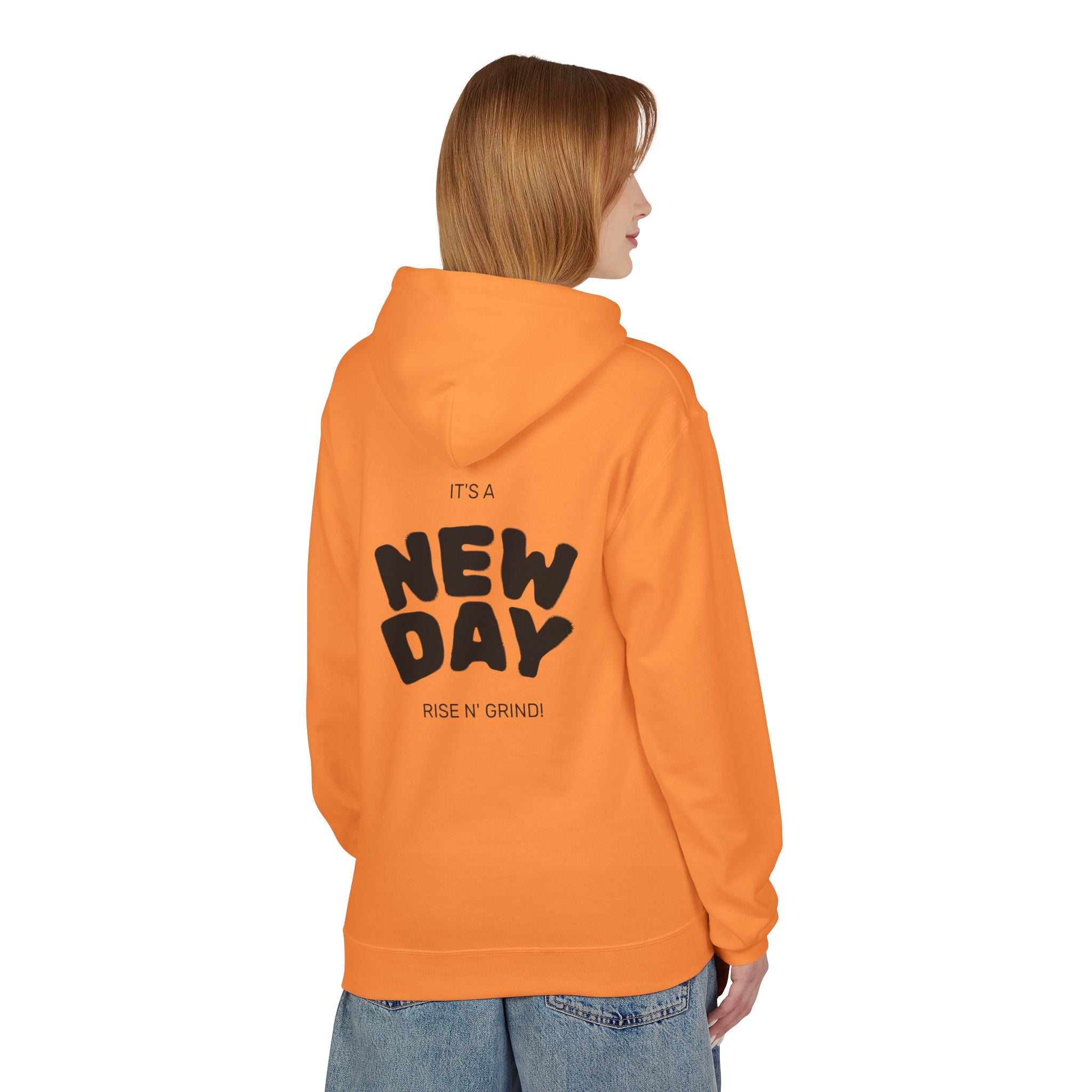 New Day Hoodie — Sunrise Motivation Graphic Pullover