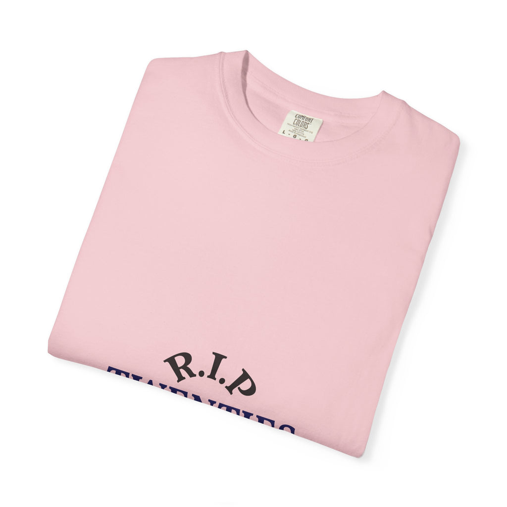 R.I.P. Twenties T-Shirt — Vintage Floral Back Print