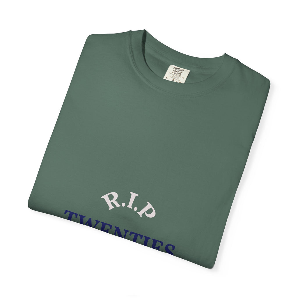 R.I.P. Twenties T-Shirt — Vintage Floral Back Print