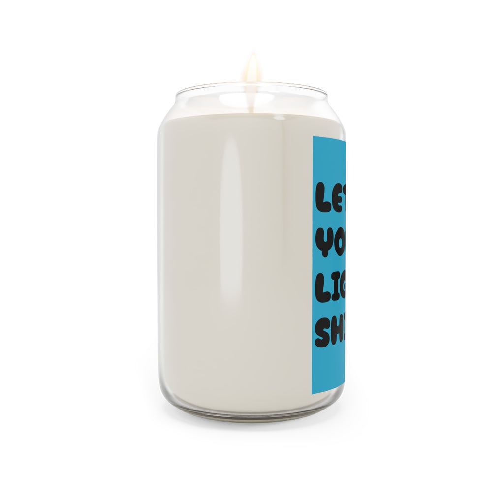 Let Your Light Shine Scented Soy Candle — 13.75 oz Inspirational Red Label