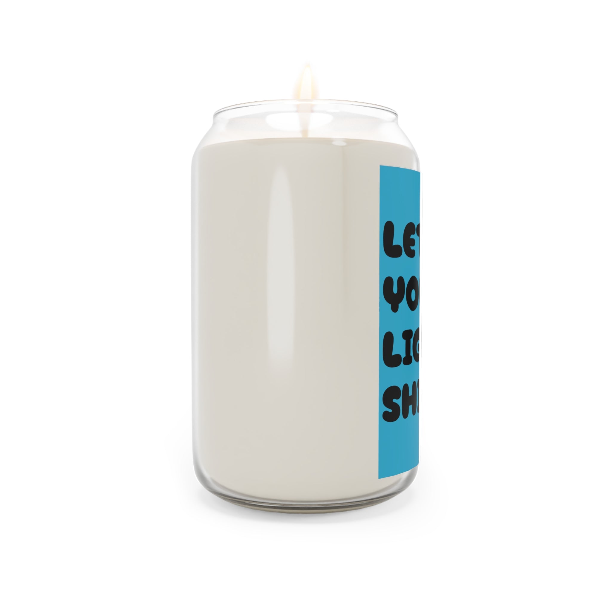 Let Your Light Shine Scented Soy Candle — 13.75 oz Inspirational Red Label