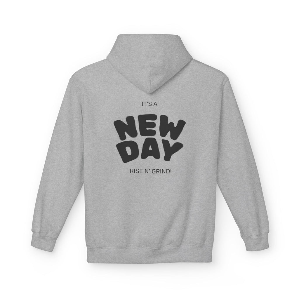 New Day Hoodie — Sunrise Motivation Graphic Pullover