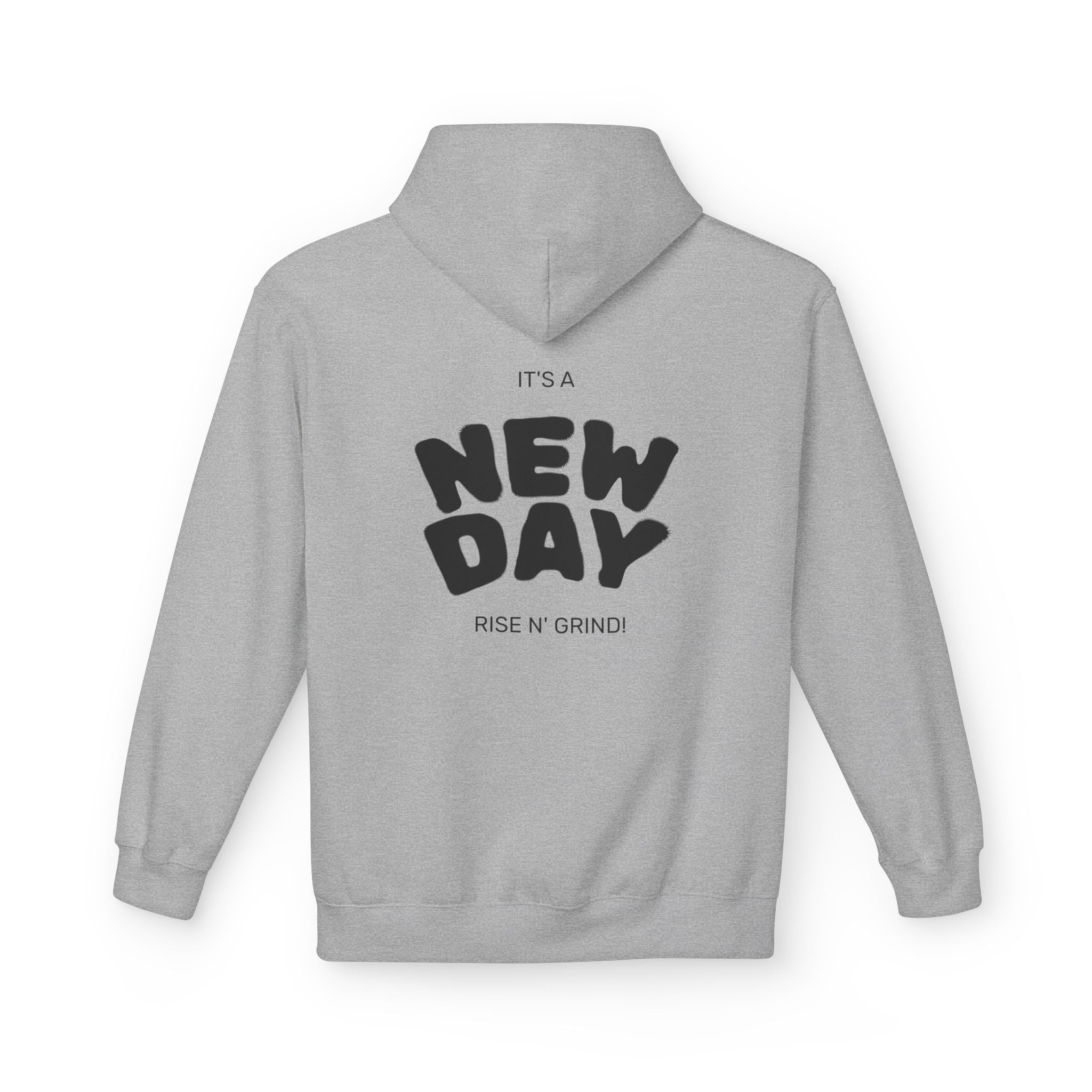New Day Hoodie — Sunrise Motivation Graphic Pullover