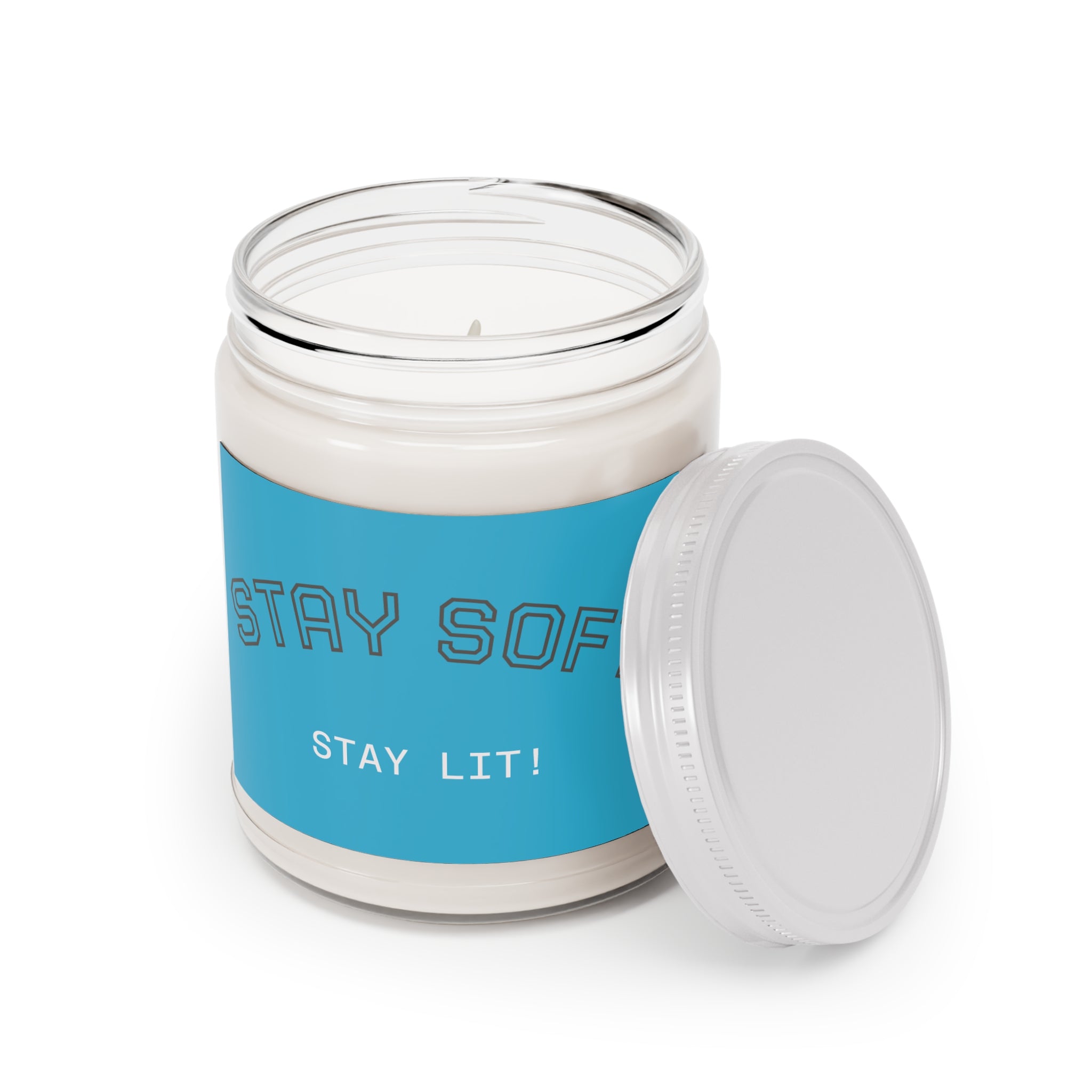 Stay Soft Soy Candle – 9oz Scented Jar (Stay Lit!)