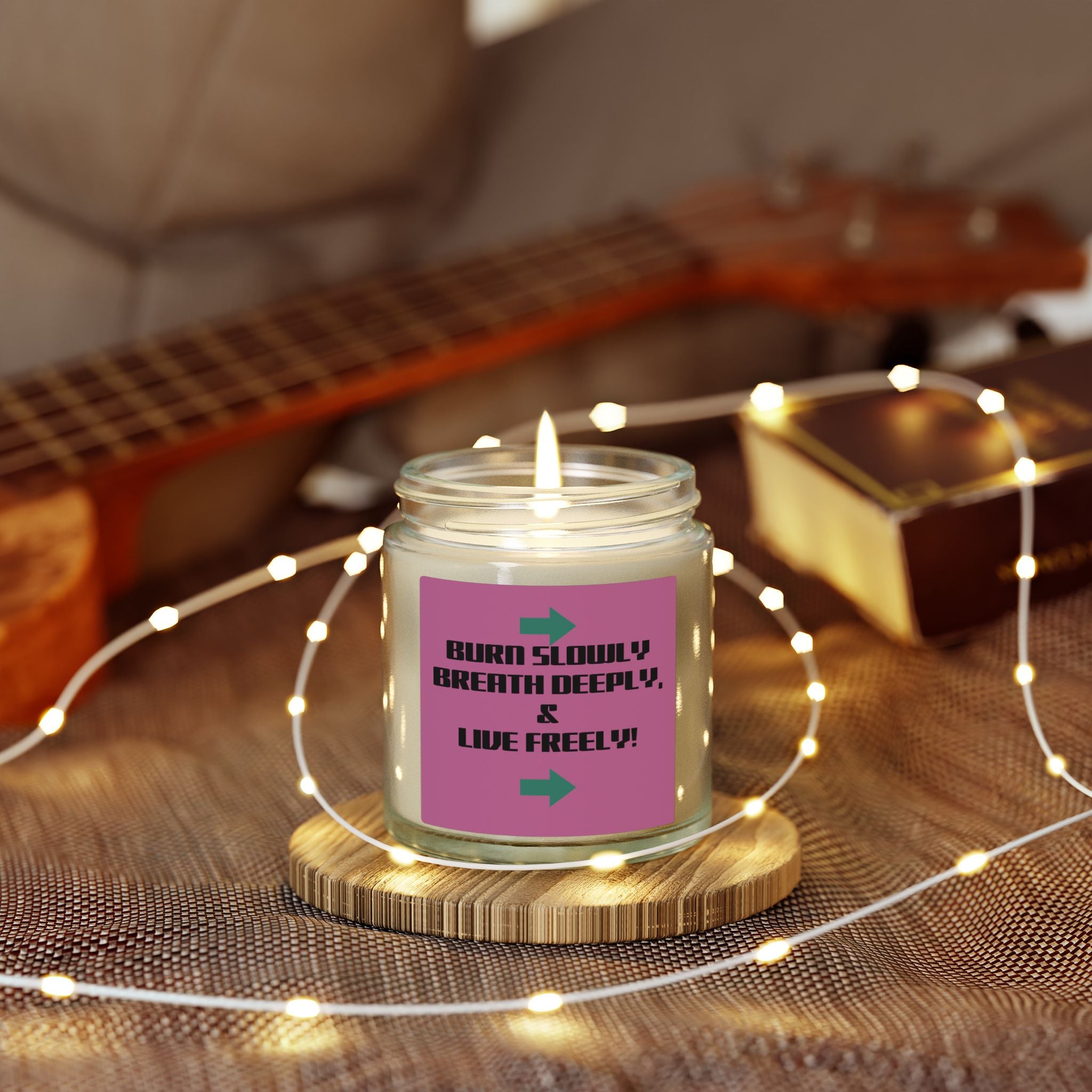 BE FREE Coconut Apricot Scented Candle — 4oz & 9oz