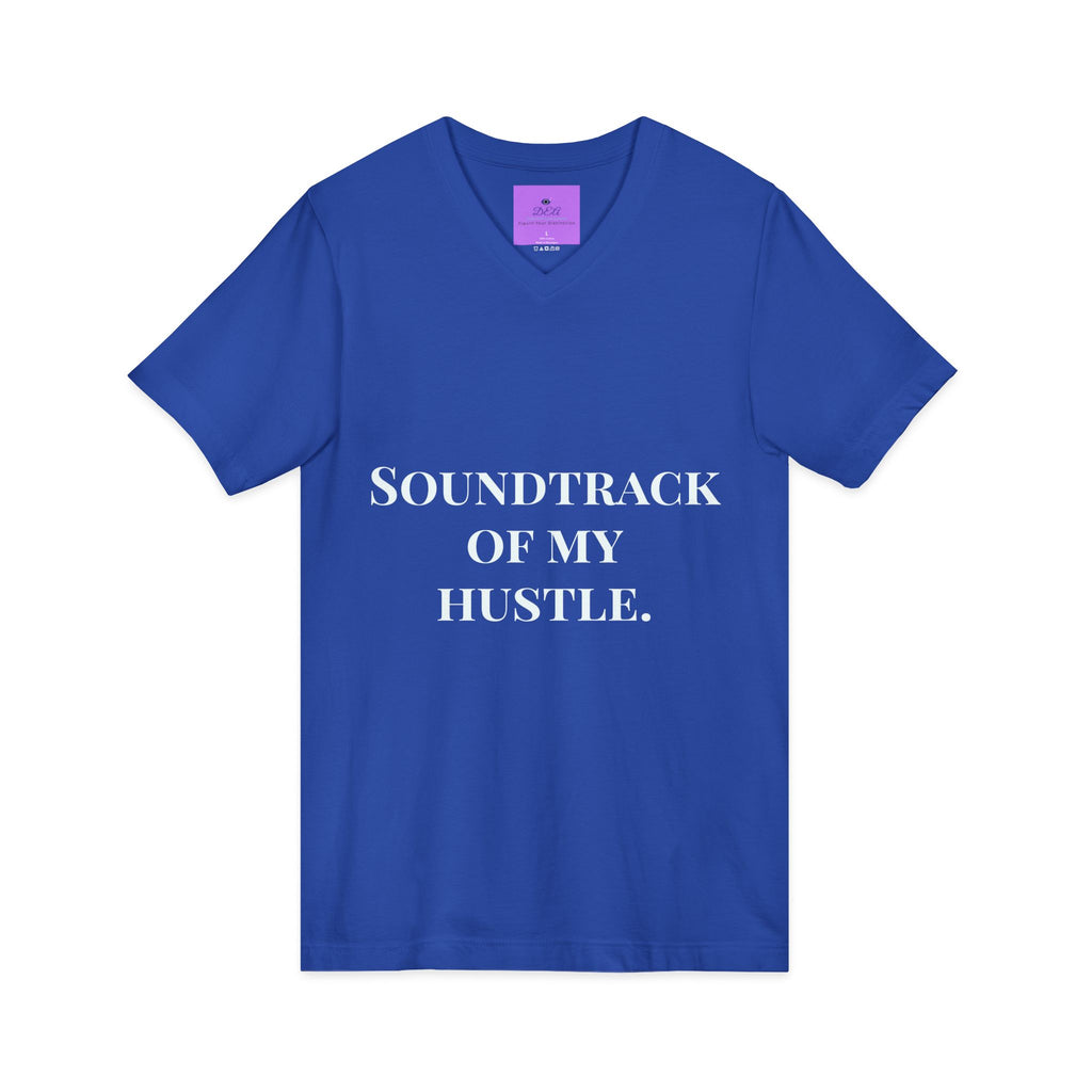 Galaxy iPod Music Tee — Retro Space Music V-Neck T‑Shirt