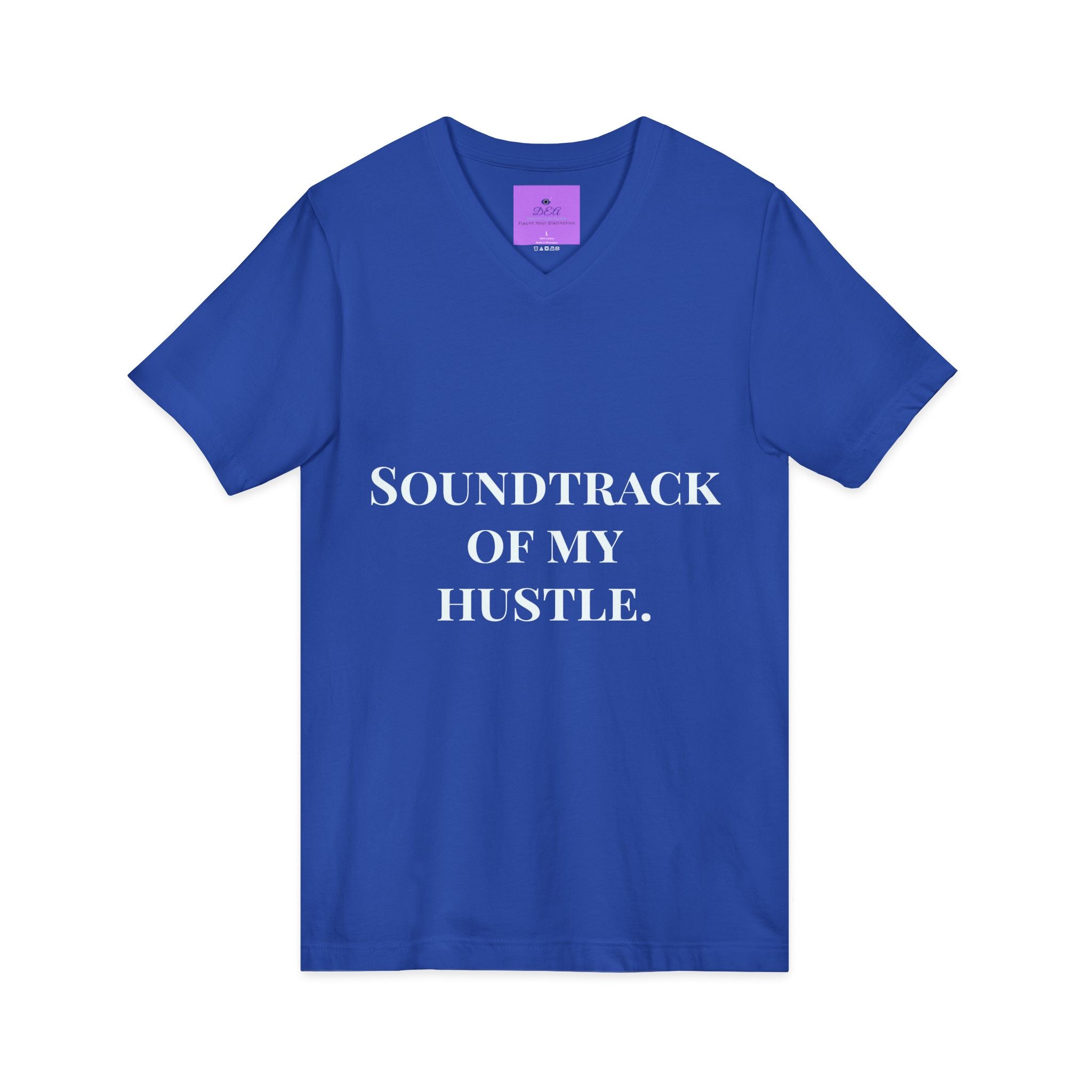 Galaxy iPod Music Tee — Retro Space Music V-Neck T‑Shirt