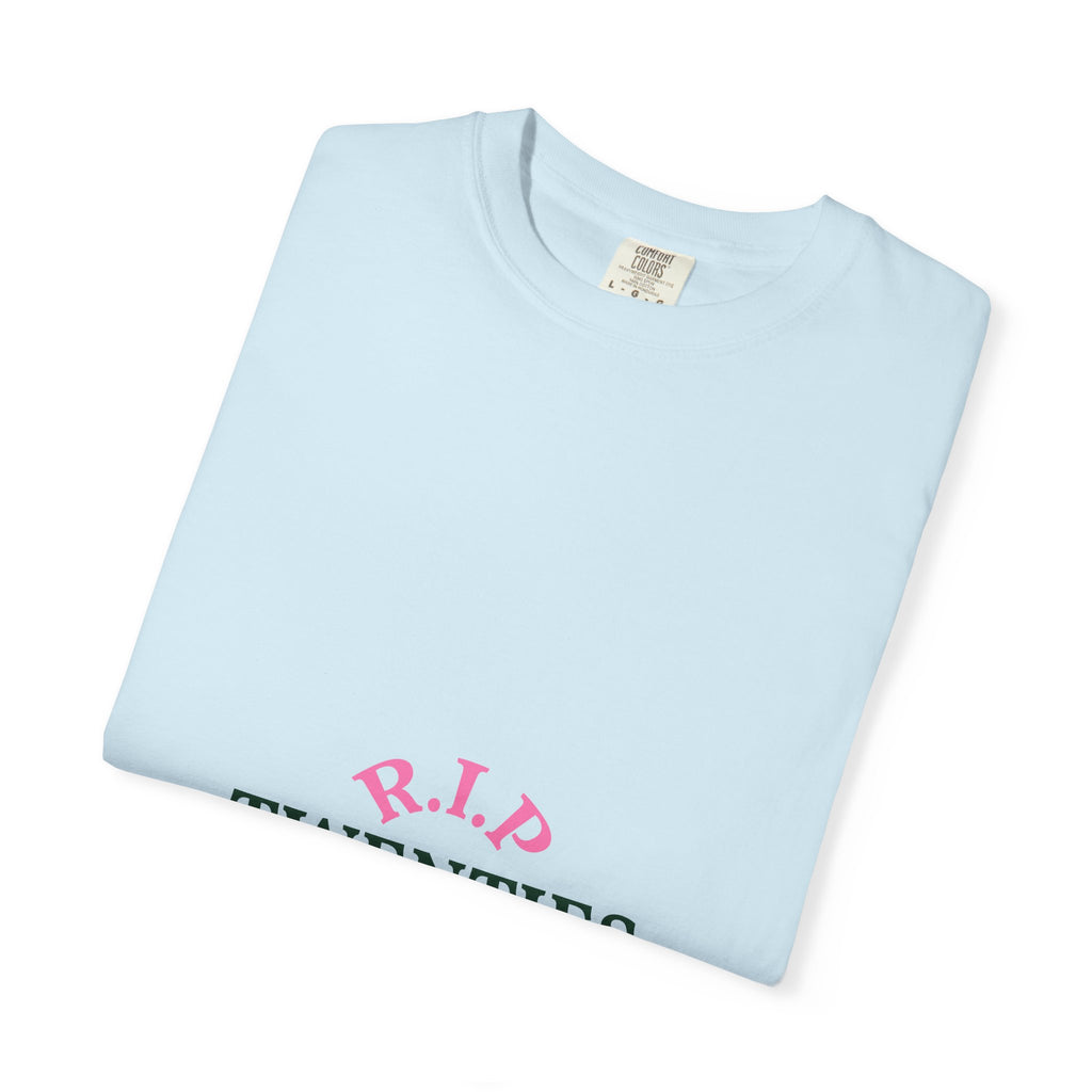 R.I.P. Twenties T-Shirt — Vintage Floral Back Print