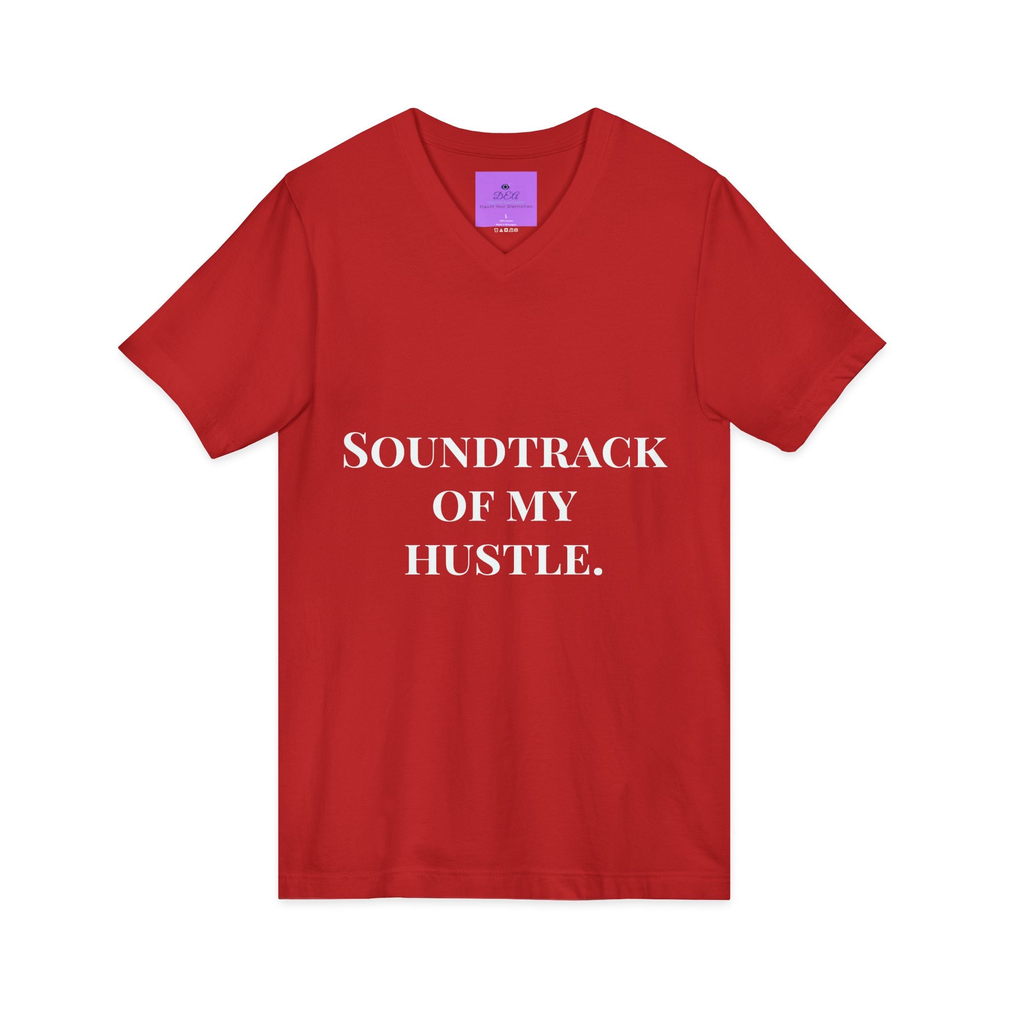 Galaxy iPod Music Tee — Retro Space Music V-Neck T‑Shirt