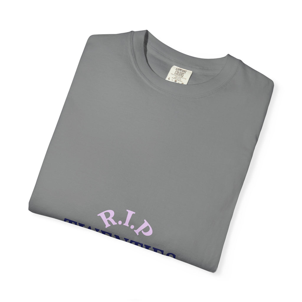 R.I.P. Twenties T-Shirt — Vintage Floral Back Print