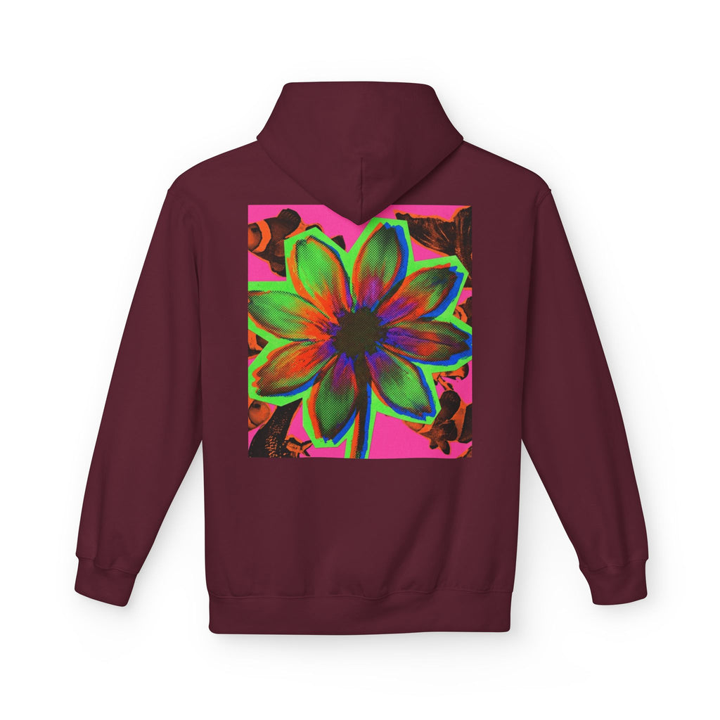 Hoodie - "I'm a Menace in Cute Shoes" Floral Pop Art Graphic Hoodie