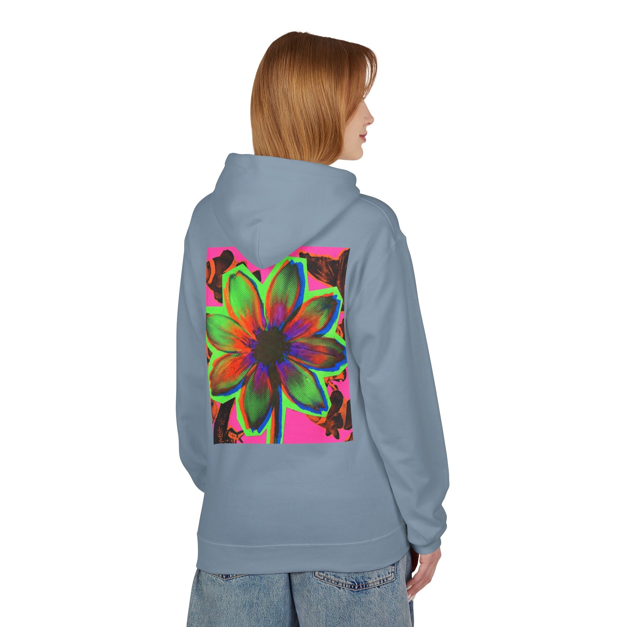 Hoodie - "I'm a Menace in Cute Shoes" Floral Pop Art Graphic Hoodie