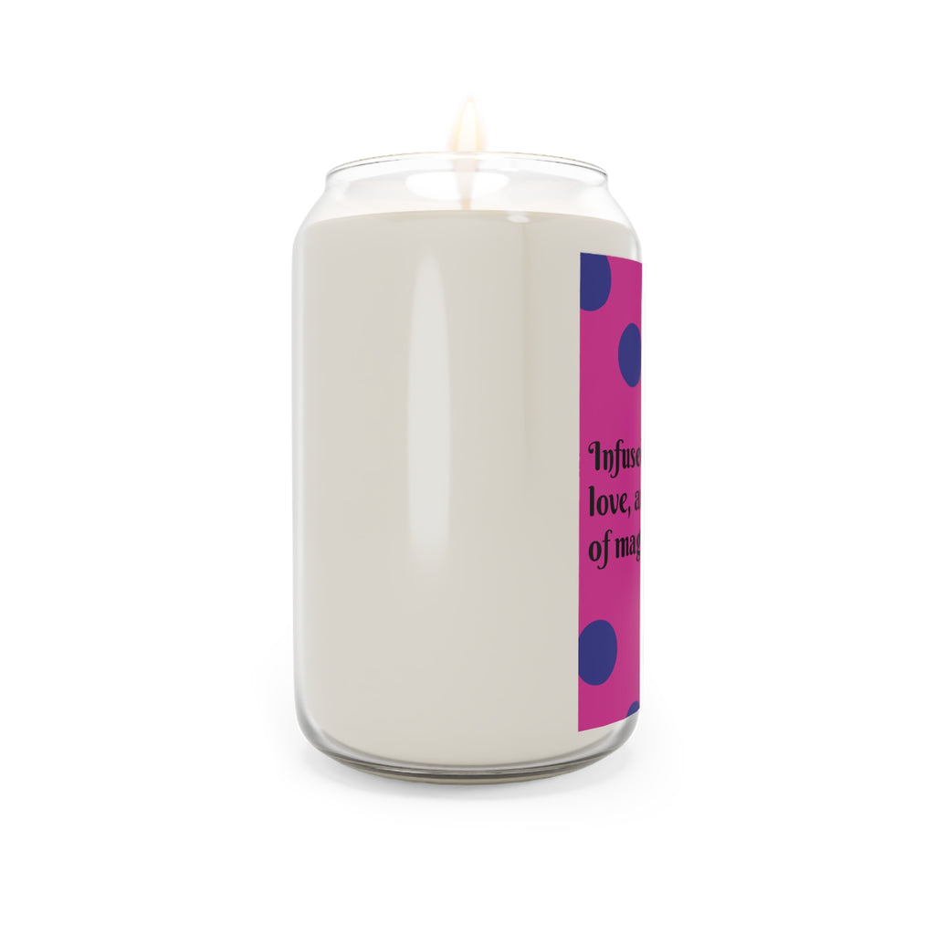Soy Candle — "Infused with Peace, Love, and a Touch of Magic" (13.75 oz)