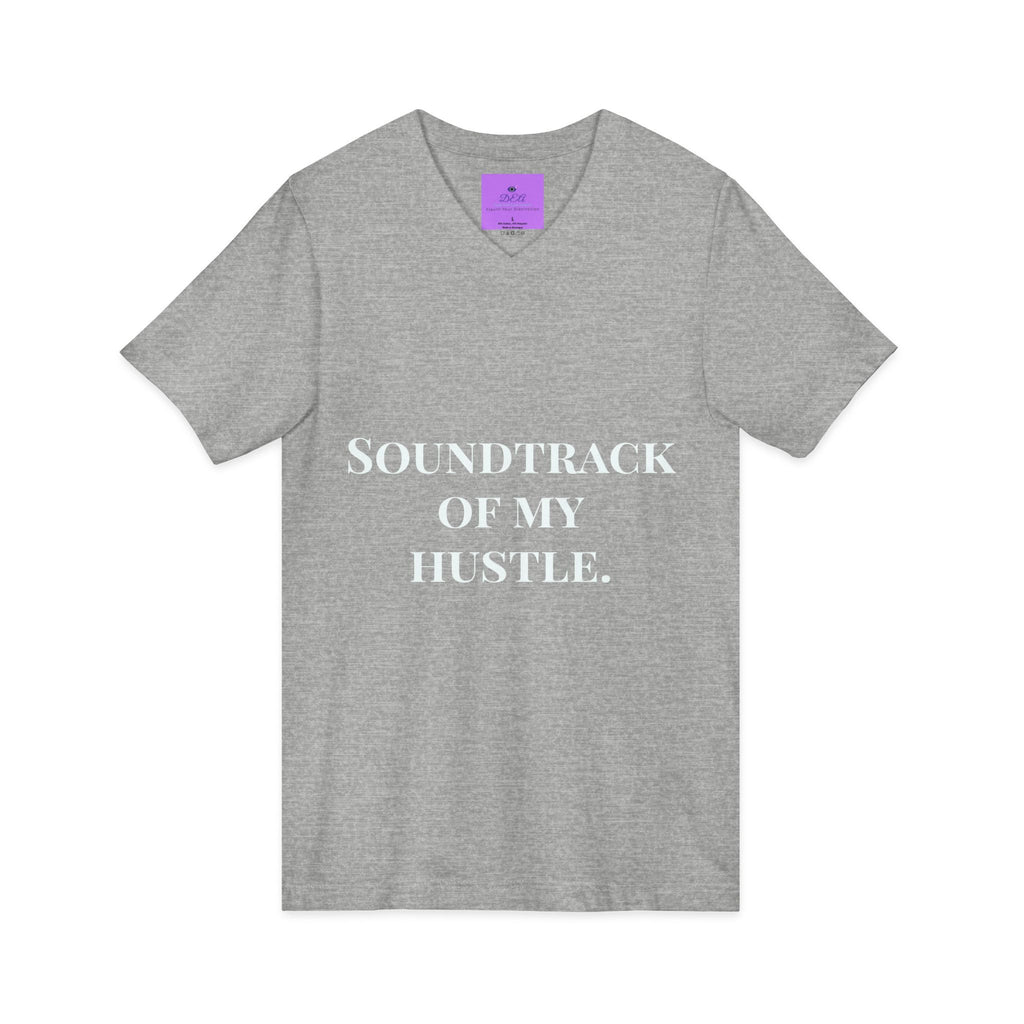 Galaxy iPod Music Tee — Retro Space Music V-Neck T‑Shirt