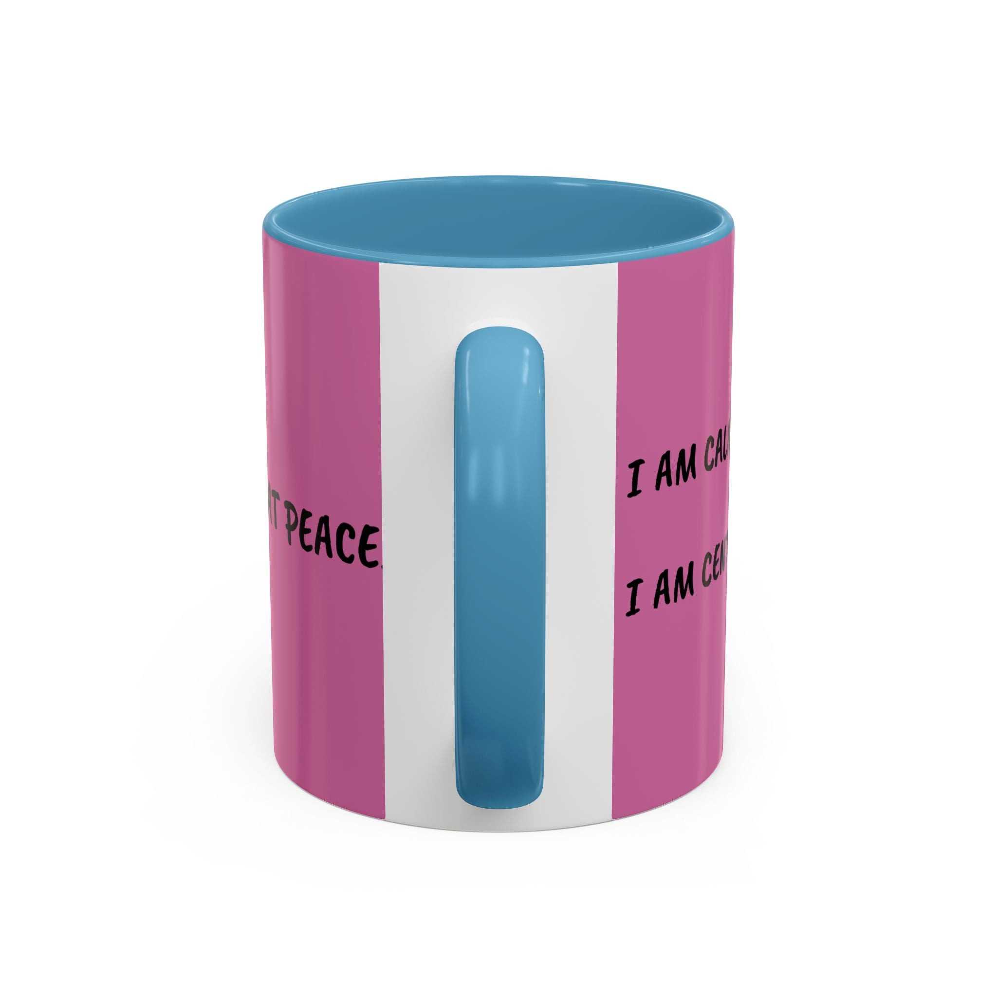 Hedgehog Sunflower Coffee Mug — "I Am At Peace" Accent Ceramic Mug