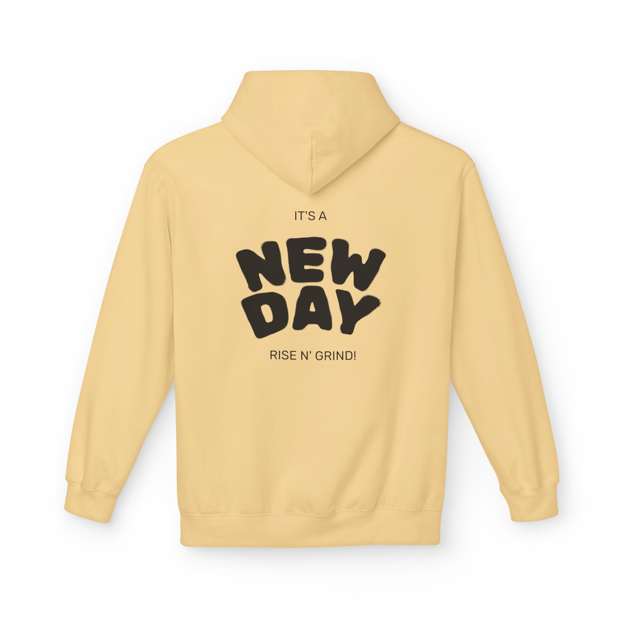 New Day Hoodie — Sunrise Motivation Graphic Pullover