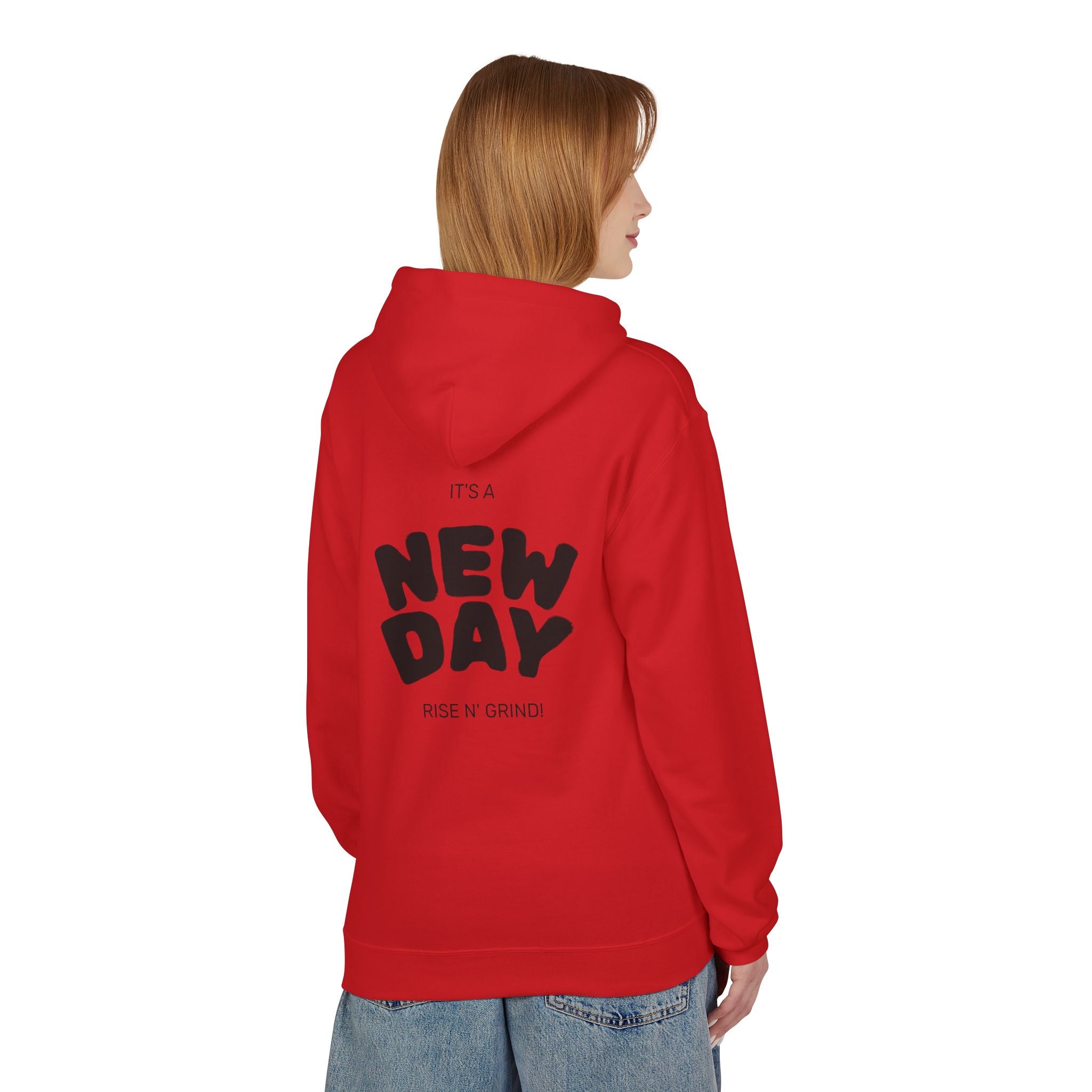 New Day Hoodie — Sunrise Motivation Graphic Pullover