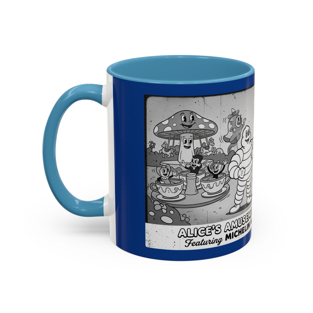Vintage Amusement Park Characters Coffee Mug (Accent 11/15oz)