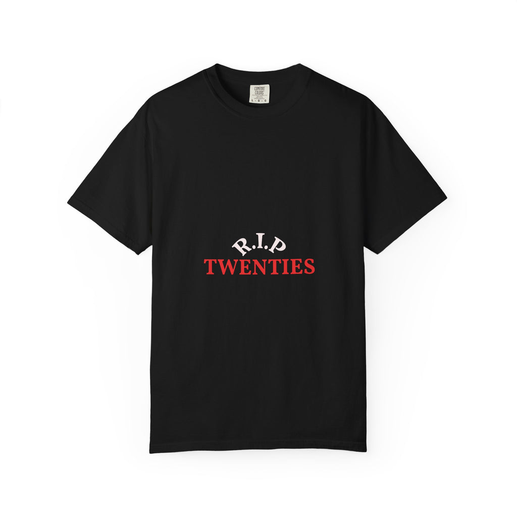 R.I.P. Twenties T-Shirt — Vintage Floral Back Print