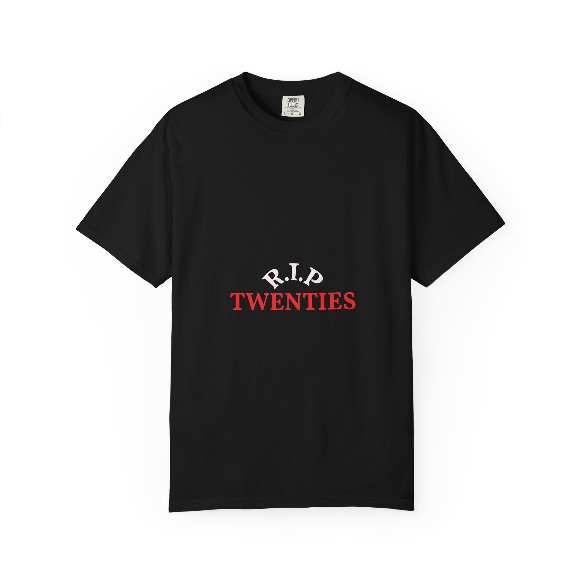 R.I.P. Twenties T-Shirt — Vintage Floral Back Print