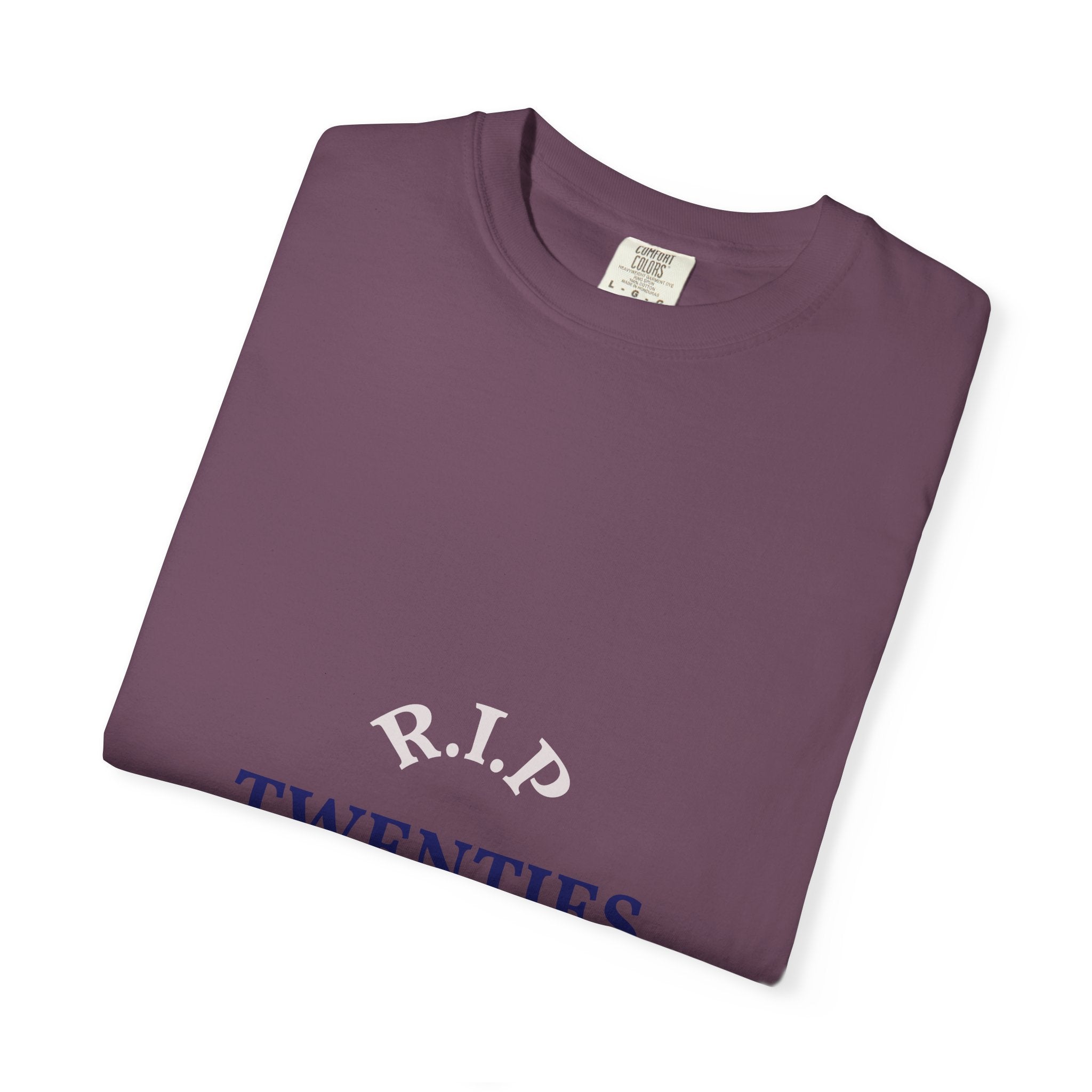 R.I.P. Twenties T-Shirt — Vintage Floral Back Print