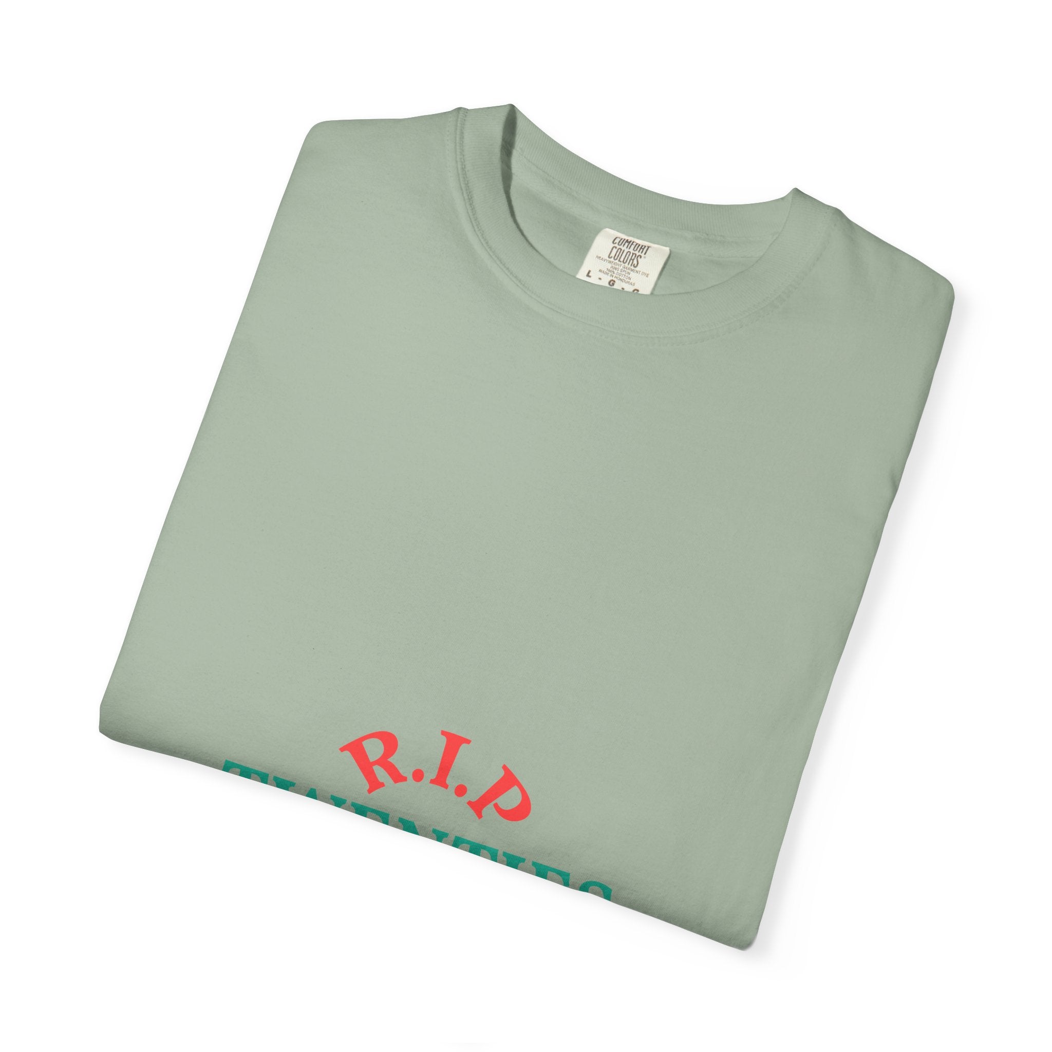 R.I.P. Twenties T-Shirt — Vintage Floral Back Print