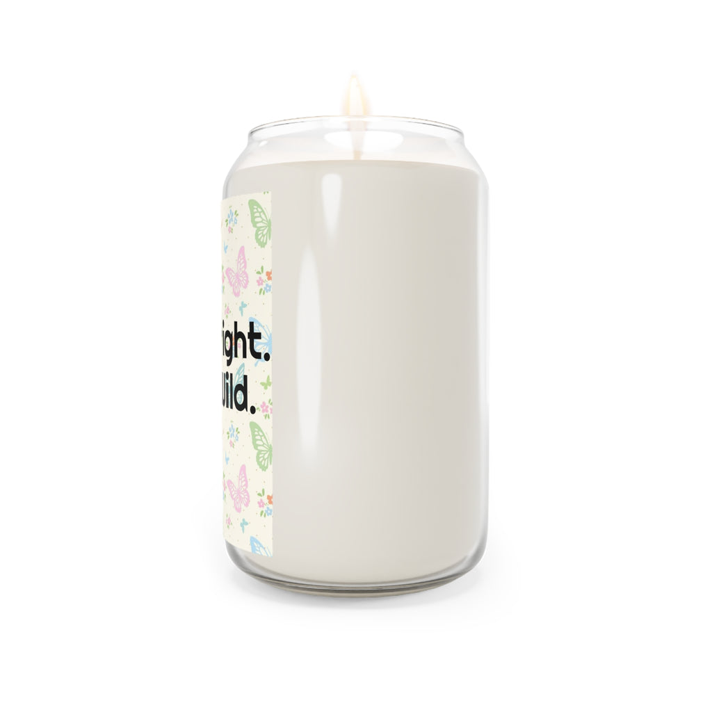 Bloom Wild Soy Candle – "Burn Bright, Bloom Wild" 13.75oz Scented Jar