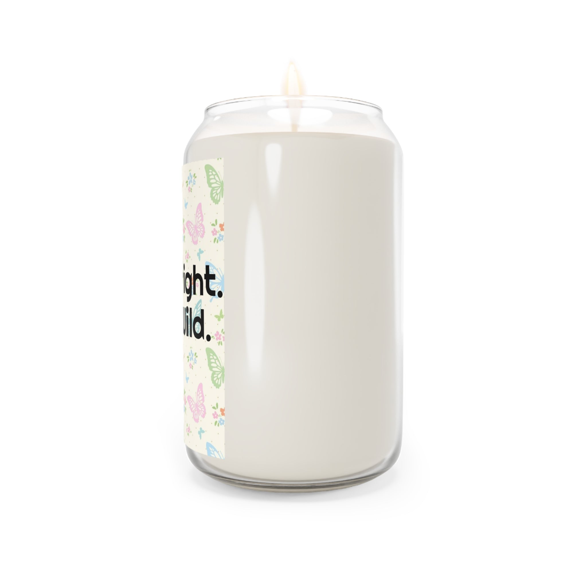 Bloom Wild Soy Candle – "Burn Bright, Bloom Wild" 13.75oz Scented Jar