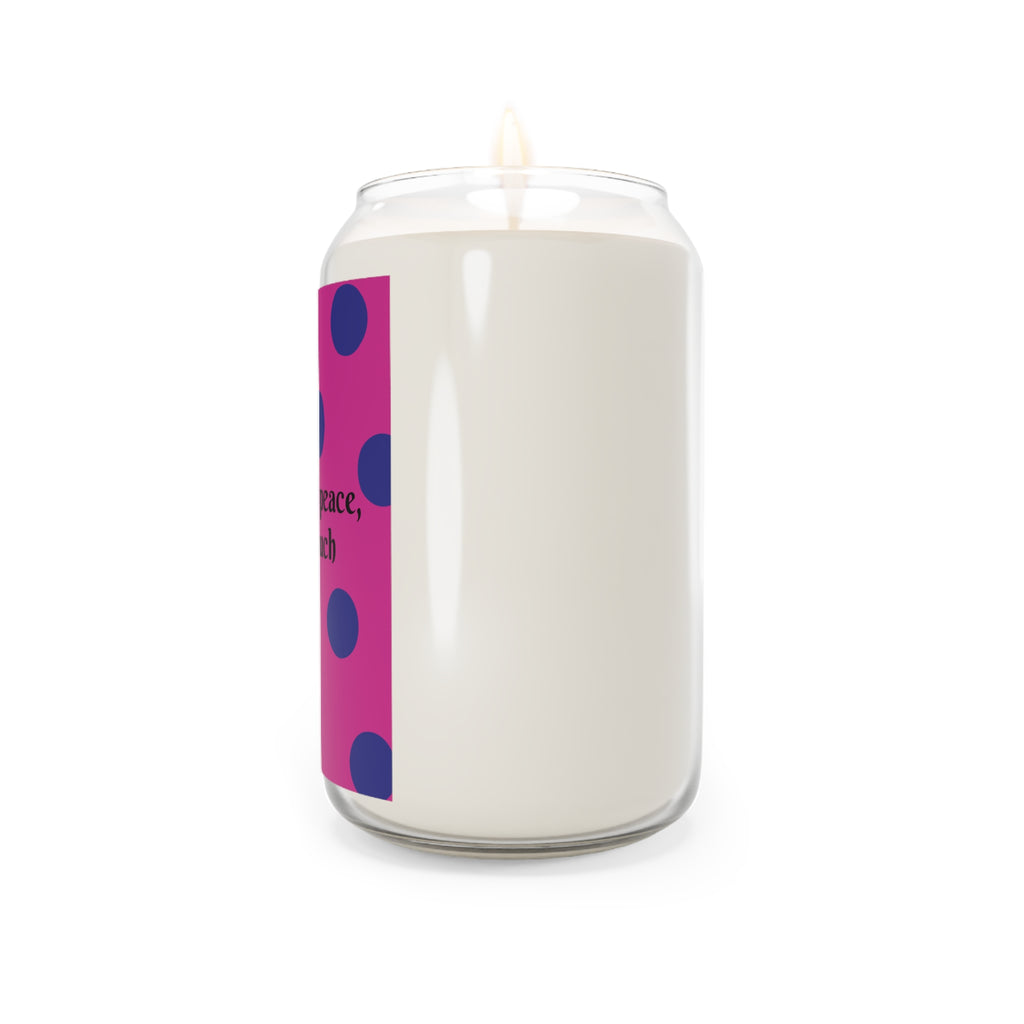 Soy Candle — "Infused with Peace, Love, and a Touch of Magic" (13.75 oz)