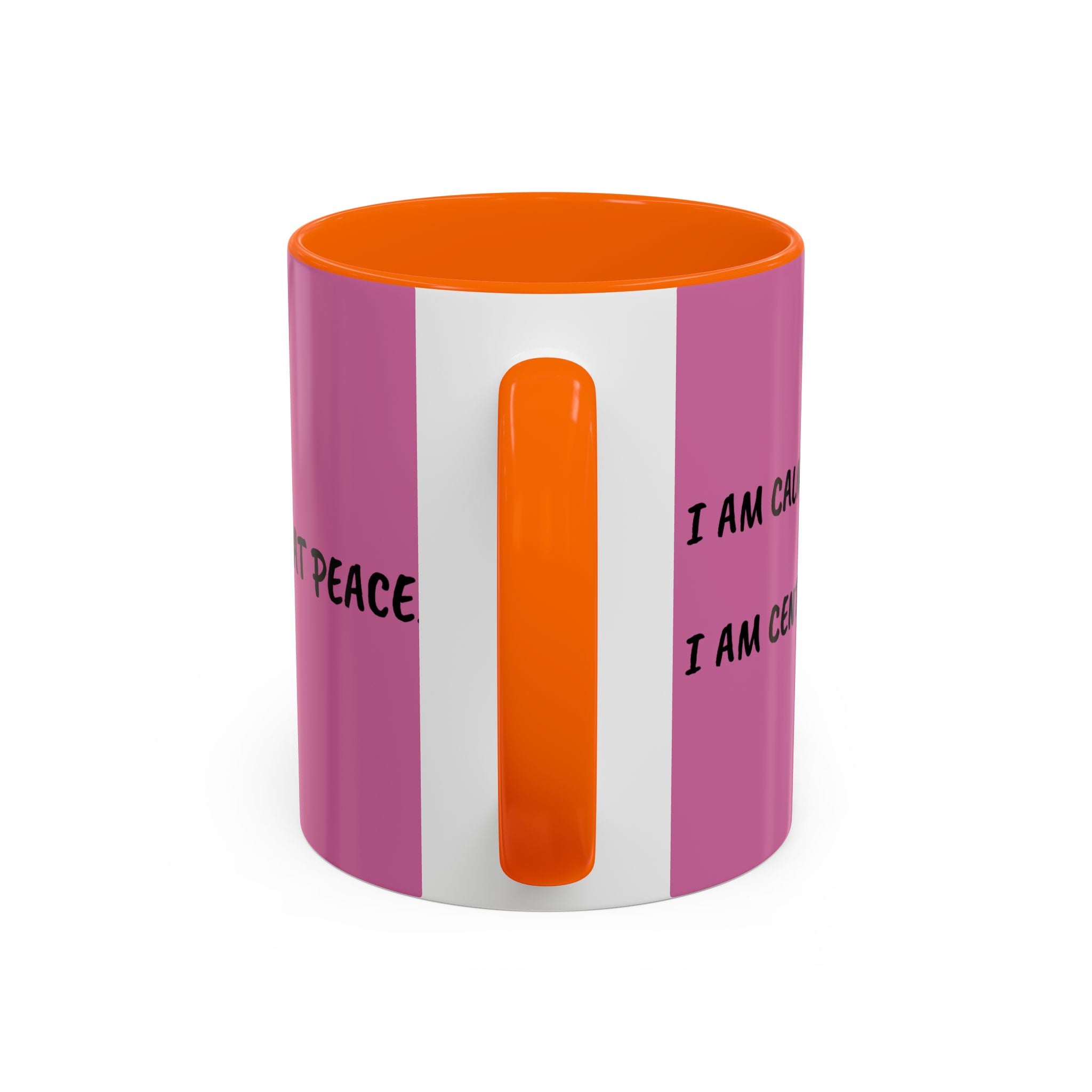 Hedgehog Sunflower Coffee Mug — "I Am At Peace" Accent Ceramic Mug