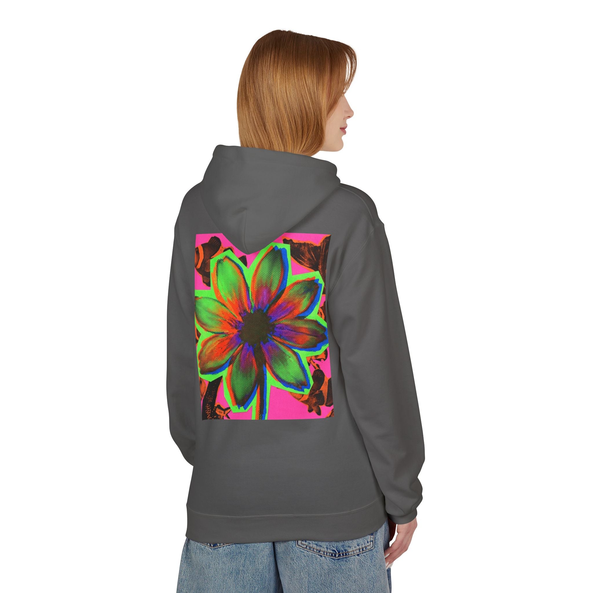 Hoodie - "I'm a Menace in Cute Shoes" Floral Pop Art Graphic Hoodie