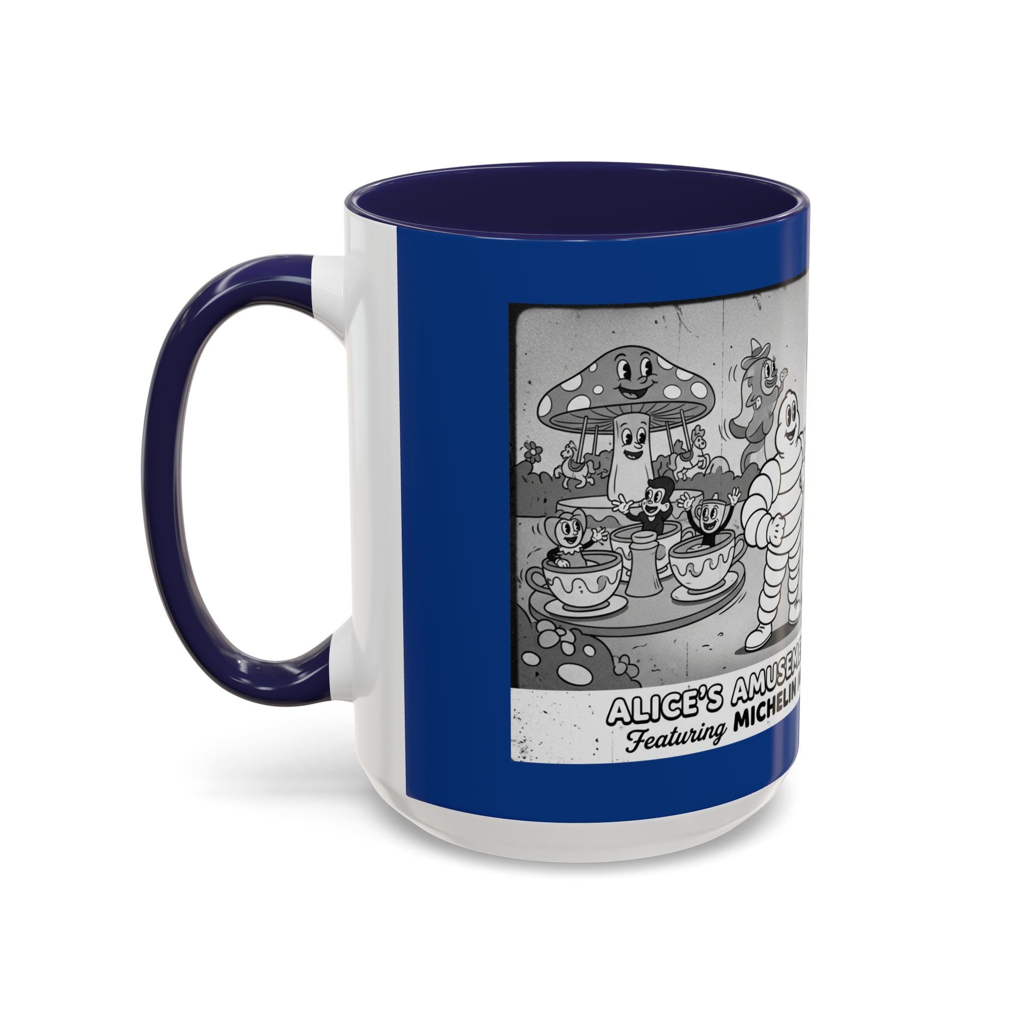Vintage Amusement Park Characters Coffee Mug (Accent 11/15oz)
