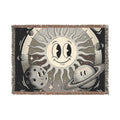 Sun & Planet Woven Blanket — Celestial Cozy Throw