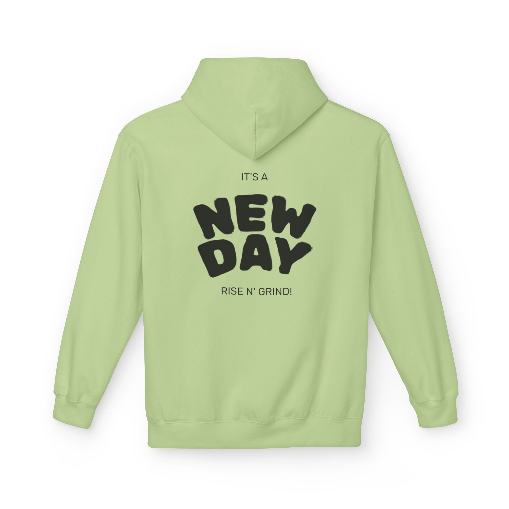 New Day Hoodie — Sunrise Motivation Graphic Pullover