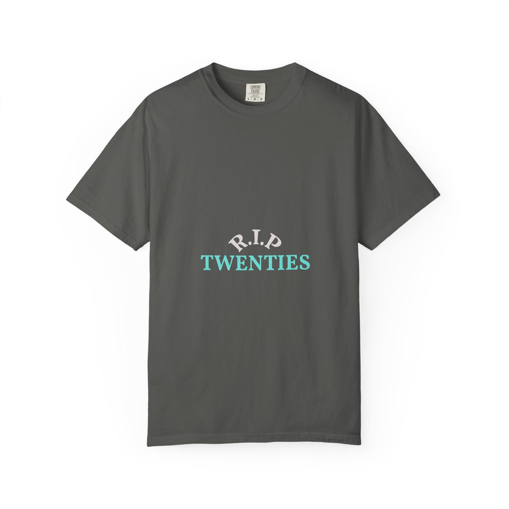 R.I.P. Twenties T-Shirt — Vintage Floral Back Print