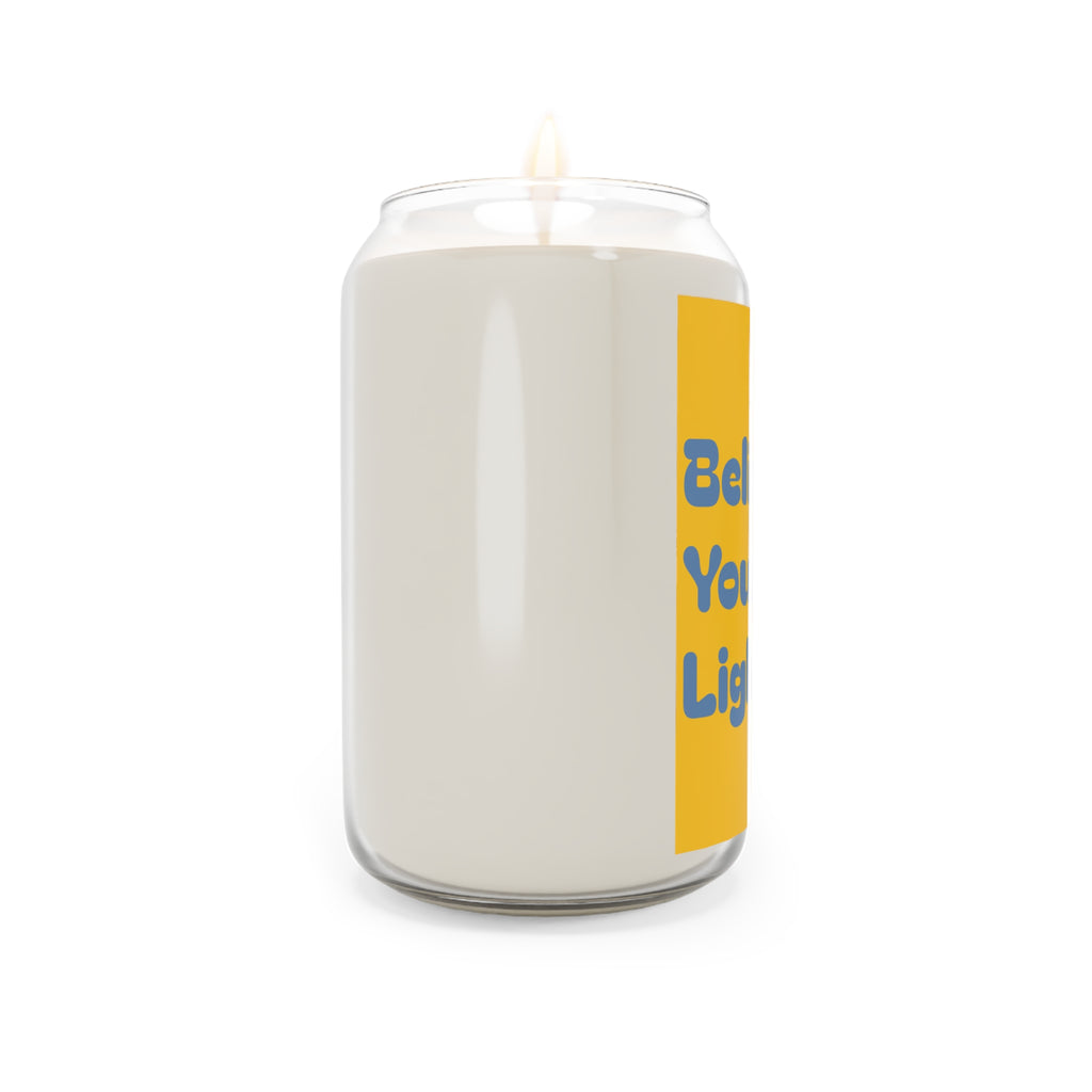 Inspirational Soy Candle — "Believe In Your Own Light" 13.75oz